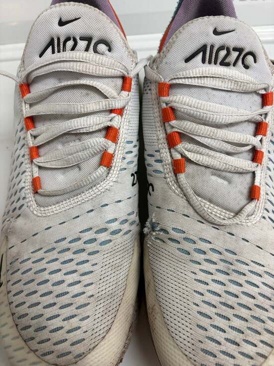 Nike Air Max 270 Men’s Size 10.5 White Blue Green DX2347-100 – Athletic Running - Picture 4 of 12